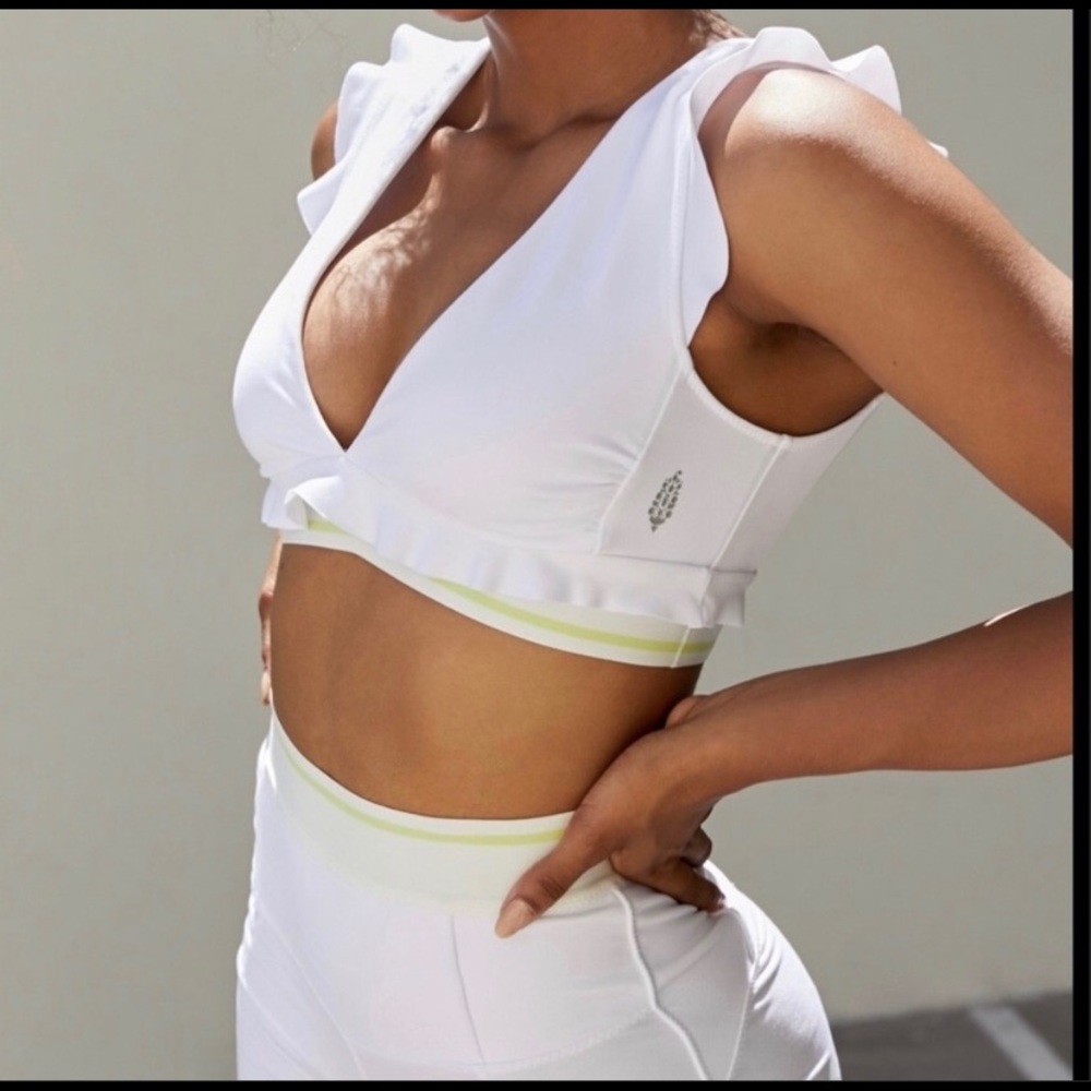 Free People FP Sanctuary Sports Bra White Small